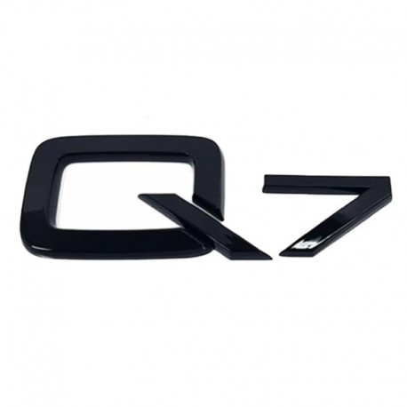 Emblema Q7 pentru Audi,Negru lucios