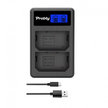 Incarcator dublu pentru acumulator Sony NP-FZ100, NPFZ100