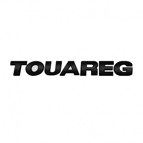 Emblema Touareg spate portbagaj Volswagen, Negru lucios