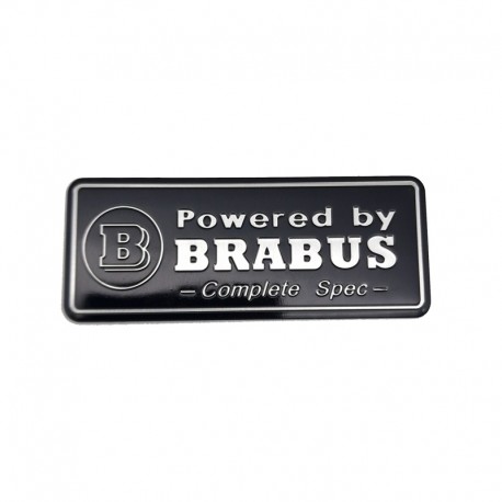 Emblema Brabus pentru Mercedes, 8x3cm, negru