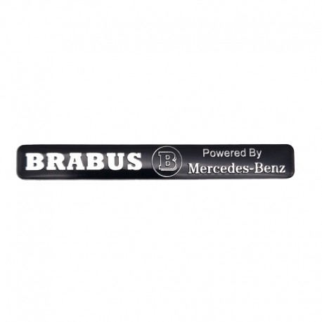 Emblema Brabus pentru Mercedes, 10x1.5cm, negru