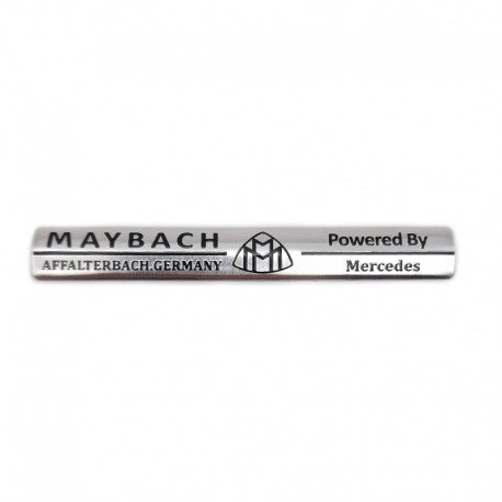 Emblema Maybach pentru Mercedes, 10x1.5cm, gri