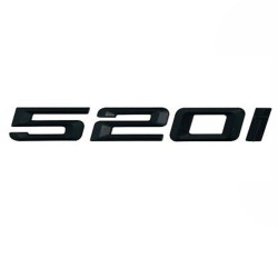 Emblema 520i spate portbagaj BMW, negru