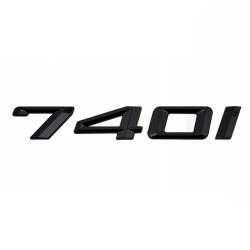 Emblema 740i spate portbagaj BMW, negru