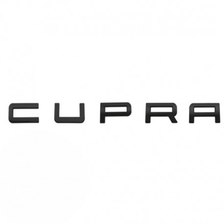 Emblema CUPRA pentru spate portbagaj Seat Cupra, negru