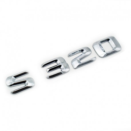 Emblema S 320 pentru spate portbagaj Mercedes, chrom