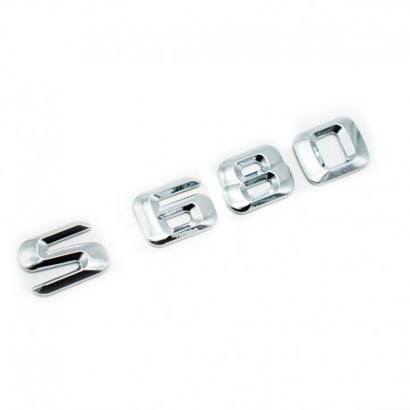 Emblema S 680 pentru spate portbagaj Mercedes, chrom