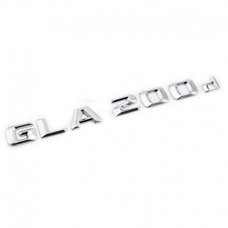 Emblema GLA 200d pentru spate portbagaj Mercedes, chrom