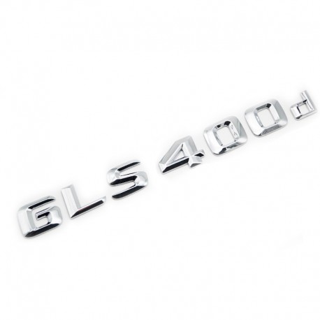 Emblema GLS 400d pentru spate portbagaj Mercedes, chrom