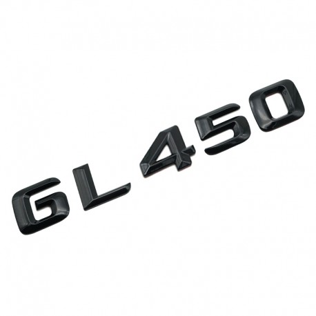 Emblema GL 450 pentru spate portbagaj Mercedes, Negru