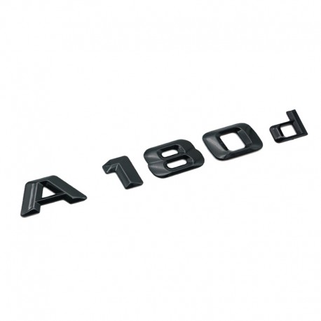 Emblema A 180d pentru spate portbagaj Mercedes, Negru