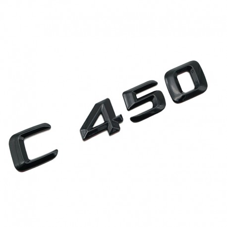 Emblema C 450 pentru spate portbagaj Mercedes, Negru