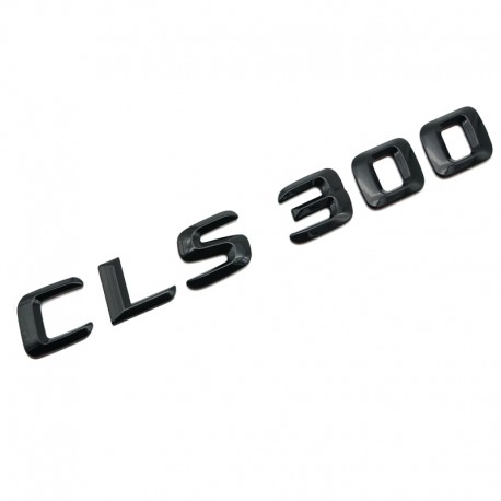 Emblema CLS 300 pentru spate portbagaj Mercedes, Negru