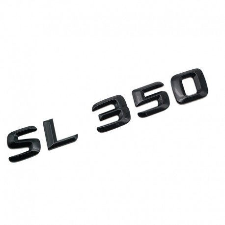 Emblema SL 350 pentru spate portbagaj Mercedes, Negru