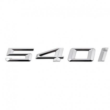 Emblema 540i pentru spate portbagaj BMW, chrom