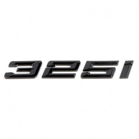 Emblema 325i spate portbagaj BMW, negru