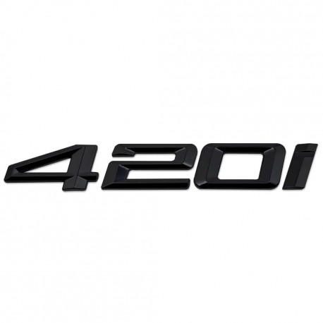 Emblema 420i spate portbagaj BMW, negru