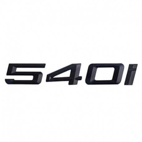 Emblema 540i spate portbagaj BMW, negru