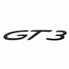 Emblema GT3 spate portbagaj Porsche, negru
