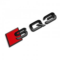 Emblema SQ3 spate portbagaj Audi, Negru