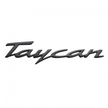 Emblema Taycan spate portbagaj Porsche,Negru lucios