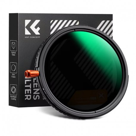 Filtru ND Variabil ND2-ND32 + CPL, pentru Obiectiv Foto Video 72mm , 1-5 Stopuri, Sticla Optica HD, Multi-Coated, Ultra Slim