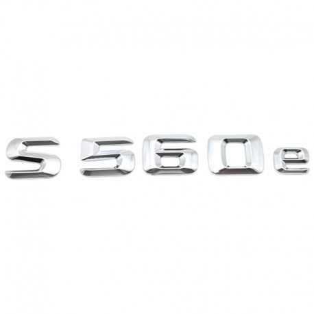Emblema S 560e pentru spate portbagaj Mercedes