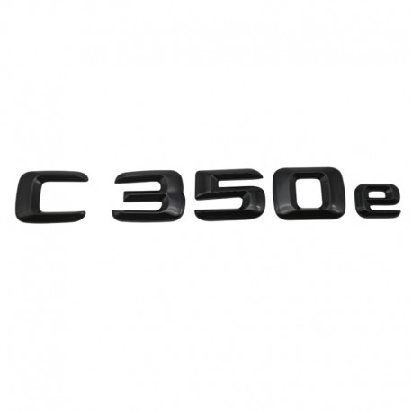 Emblema C 350e Negru, pentru spate portbagaj Mercedes