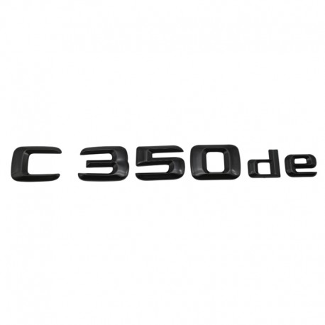 Emblema C 350de Negru, pentru spate portbagaj Mercedes