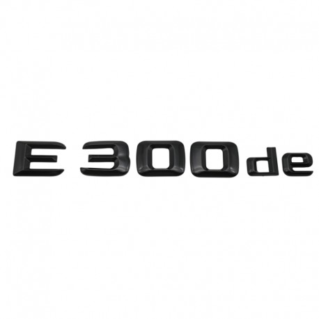 Emblema E 300de Negru, pentru spate portbagaj Mercedes