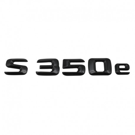 Emblema S 350e Negru, pentru spate portbagaj Mercedes