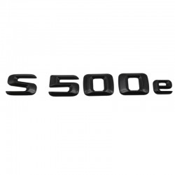 Emblema S 500e Negru, pentru spate portbagaj Mercedes