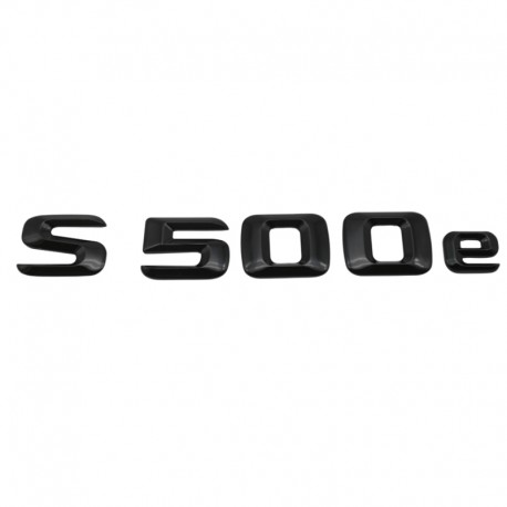 Emblema S 500e Negru, pentru spate portbagaj Mercedes