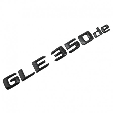 Emblema GLE 350de Negru, pentru spate portbagaj Mercedes