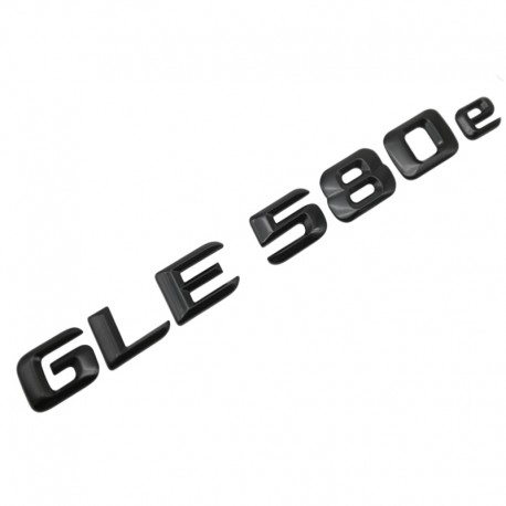 Emblema GLE 580e Negru, pentru spate portbagaj Mercedes