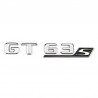 Emblema GT 63_S spate portbagaj Mercedes, chrom