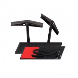 Emblema S4 grila fata Audi Sline, Negru