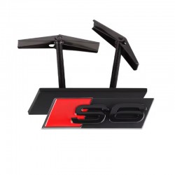 Emblema S6 grila fata Audi Sline, Negru